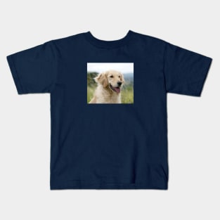 Golden Retriever Dog Kids T-Shirt